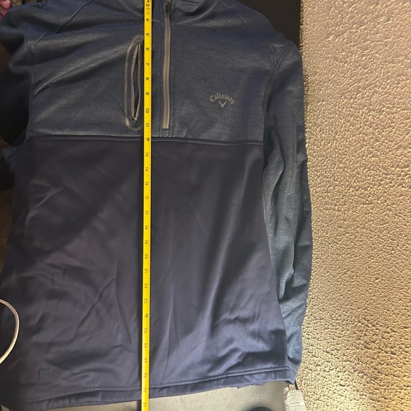 Callaway Mens 1/4 Zip Thermal Performance Pullover Peacoat Heather Size Xl - Picture 10 of 10